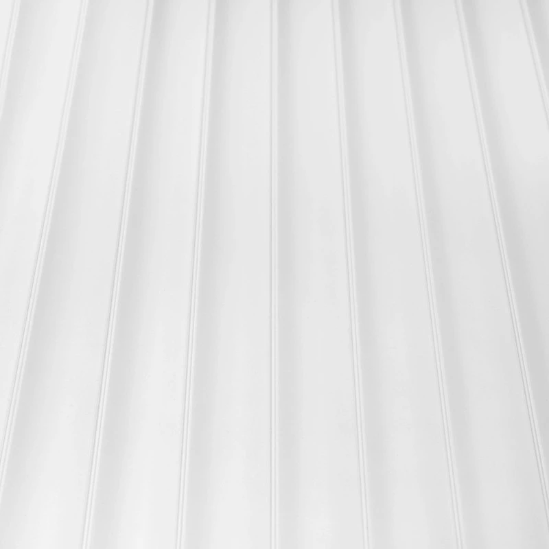 Panou Riflaj 3D Polimer Dur WP002TP Premium Lumio Alb Satinat 200x24.7x1.15 cm