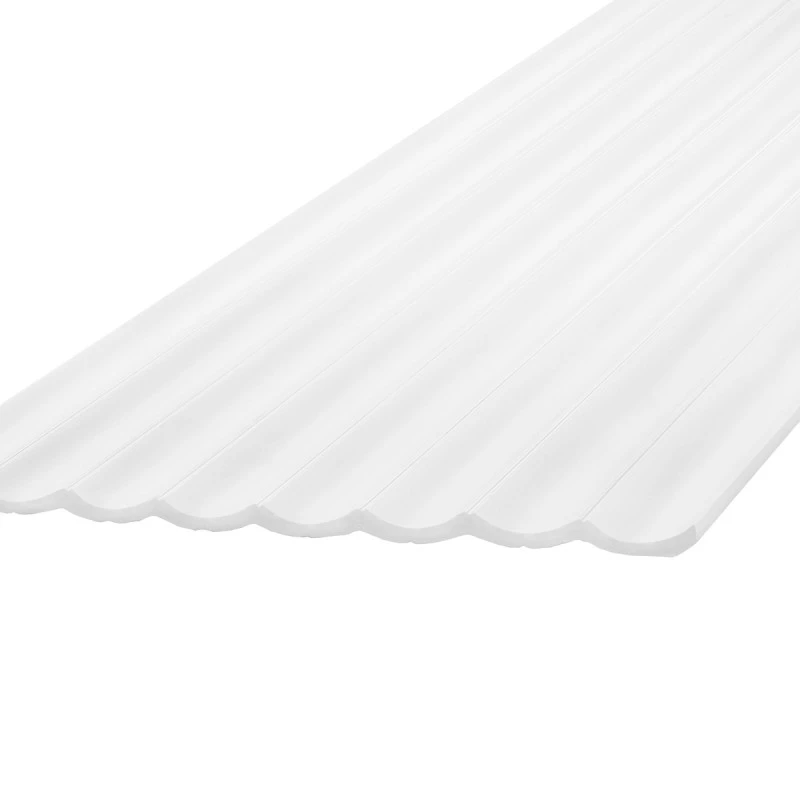 Panou Riflaj Polimer Rigid WP002 Lumio Alb 270x24,7 cm
