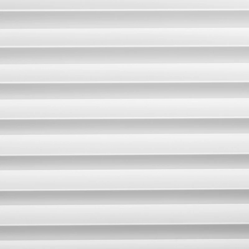 Panou 3D Riflaj Polimer Dur WP003 Vivid Triunghiular Alb 270x24,7x1,6 cm
