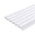 Panou riflat alb duropolimer lavabil 200x12 cm L0401T Sereno