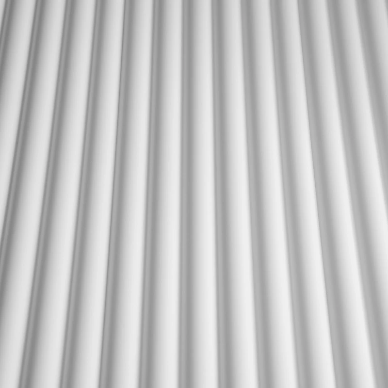 Panou riflat alb duropolimer lavabil 200x12 cm L0401T Sereno