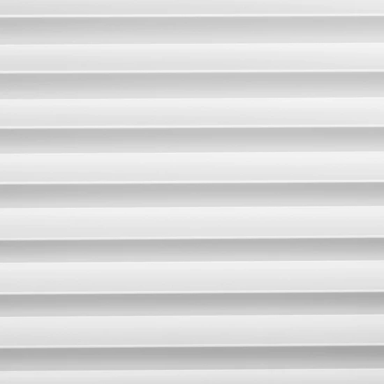 Panou Riflaj 3D Polimer Dur WP003P Premium Vivid Triunghiular Alb Satinat 270x24.7x1.6 cm