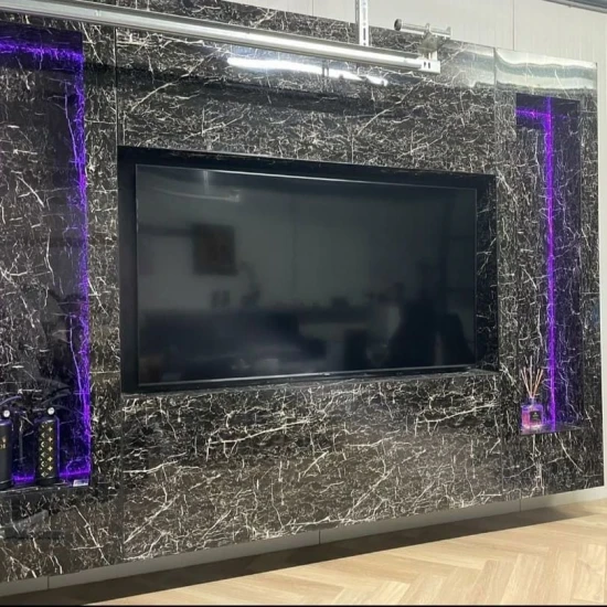 Panou decorativ marmura usoara Alexander Lite Stone 122 cm x 244 cm