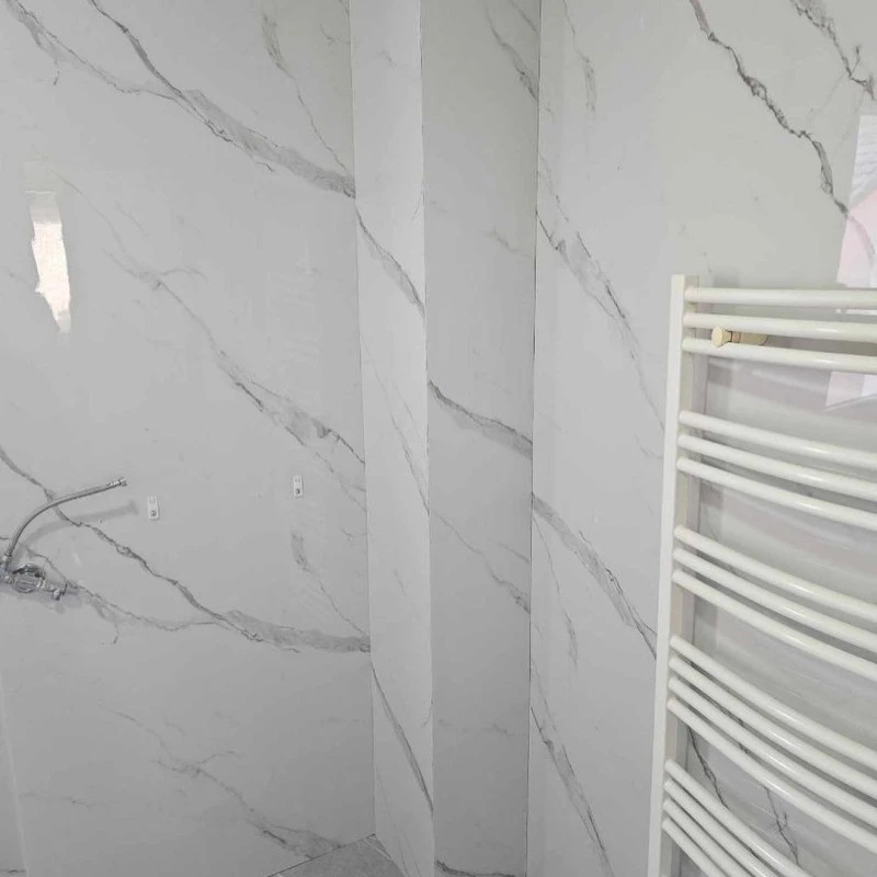 Panou Decorativ marmură ușoară Calacatta White Lite Stone 244x122