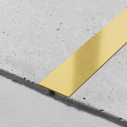 Platbanda inox aurie periat 20 mm x 0.6 mm x 2700 mm