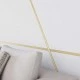 Platbanda inox aurie periat 20 mm x 0.6 mm x 2700 mm