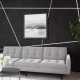 Platbanda crom brushed, 50x2700x0.6 mm, inox, profil decorativ