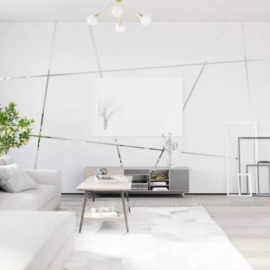 Platbanda crom lucios, 50x2700x0.6 mm, inox, profil decorativ