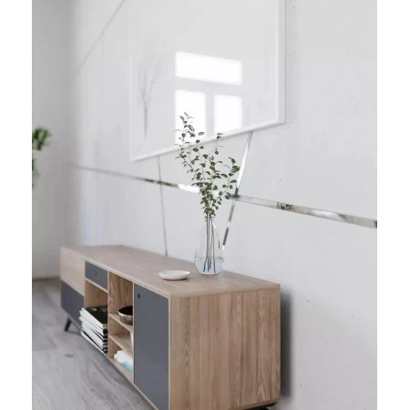 Platbanda crom lucios, 15x2700x0.6 mm, inox, profil decorativ