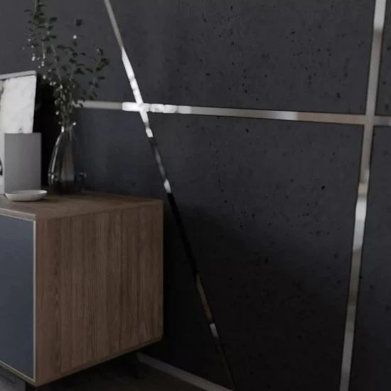 Platbanda crom lucios, 50x2700x0.6 mm, inox, profil decorativ