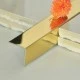 Coltar inox 20x20 mm auriu lucios 2700 mm - Profil tip L