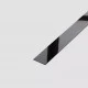Platbanda negru oglinda, 15x2700x0.6 mm, inox, profil decorativ
