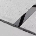 Platbanda negru lucios, 50x2700x0.6 mm, inox, profil decorativ