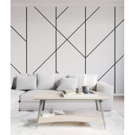 Platbanda negru brushed, 15x2700x0.6 mm, inox, profil decorativ