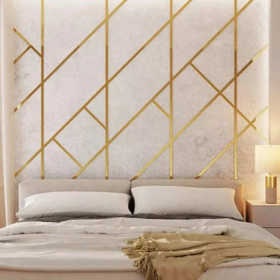 Platbanda Inox Auriu Lucios 100mm x 0.6mm x 2700mm