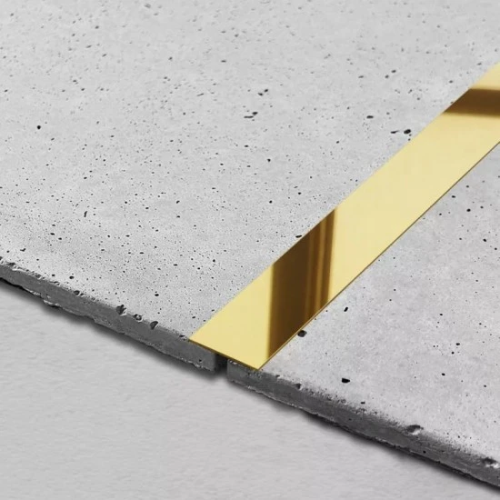 Platbanda Inox Auriu Lucios 40mm x 0.6mm x 2700mm