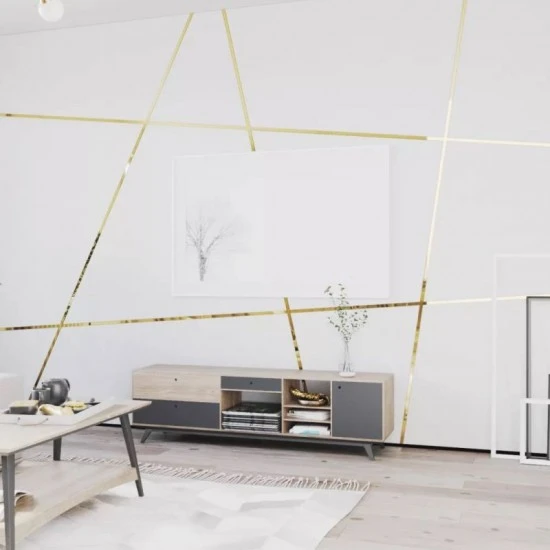 Platbanda Inox Auriu Lucios 100mm x 0.6mm x 2700mm