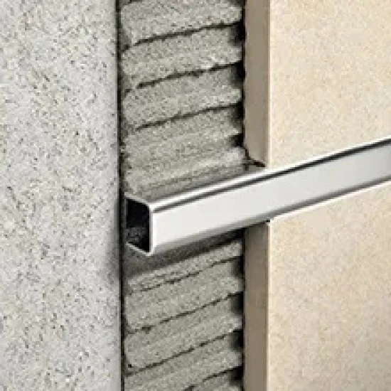 Profil U inox 15x9x2700 mm crom lucios