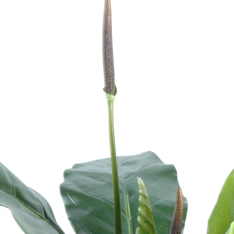 Anthurium artificial Jungle King, 130 cm, latime 100 cm, trunchi fibra de sticla