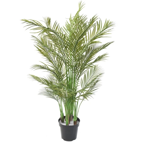 Arbore artificial Areca multiplu, 160 cm inaltime, 70 cm latime, verde