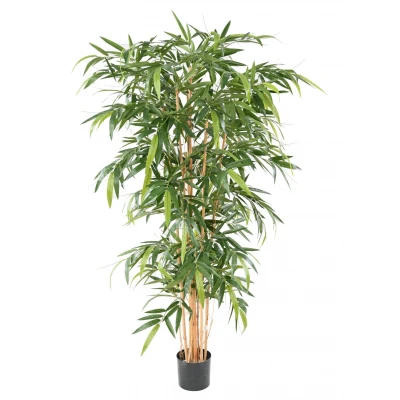 Bambus decorativ, artificial, verde, 150 cm Vert Espace