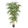 Bambus decorativ, artificial, verde, 150 cm