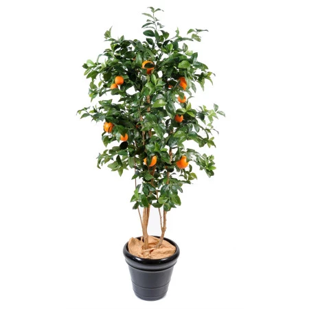 Copac artificial verde, portocal cu ghiveci, 150 cm Vert Espace