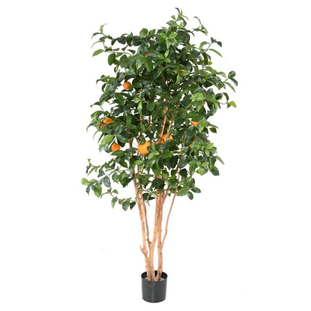 Copac artificial verde, portocal cu ghiveci, 150 cm Vert Espace