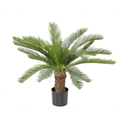 Palmier artificial Cycas, verde, 90 cm Vert Espace