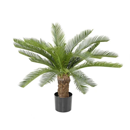 Palmier artificial Cycas, verde, 90 cm