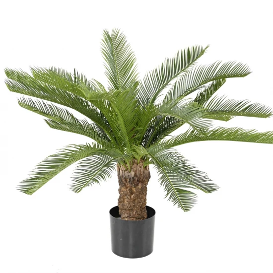 Palmier artificial Cycas, verde, 90 cm