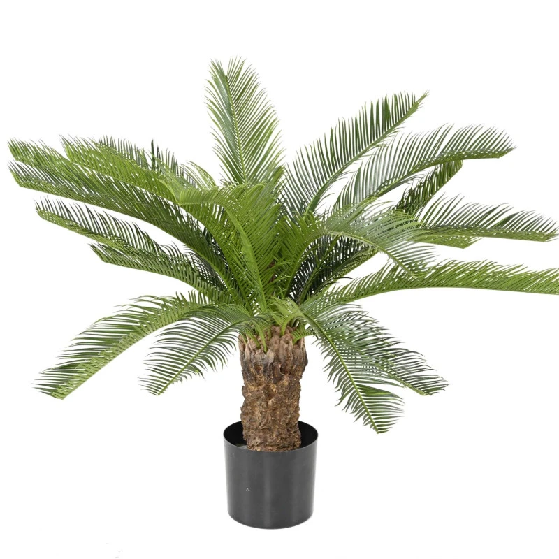 Palmier artificial Cycas, verde, 90 cm
