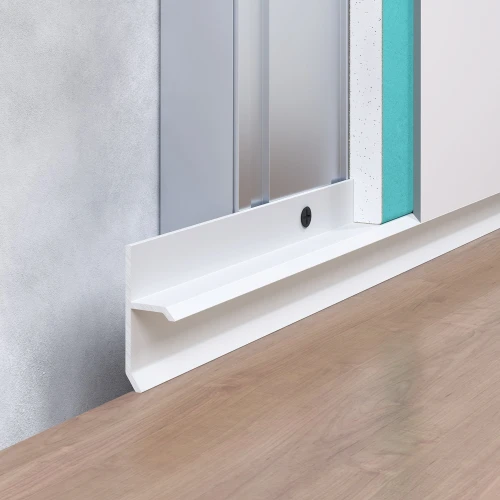 Plinta ascunsa shadow gap aluminiu alb 20 mm x 3 m F1 2015W