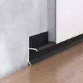 Plinta ascunsa shadow gap aluminiu negru 20 mm x 3 m F1 2015
