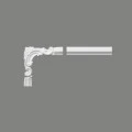 Coltar brau 21 x 21 x 4,1 cm MDD332-11