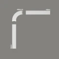 Coltar brau 10 x 10 x 4 cm MD011-10