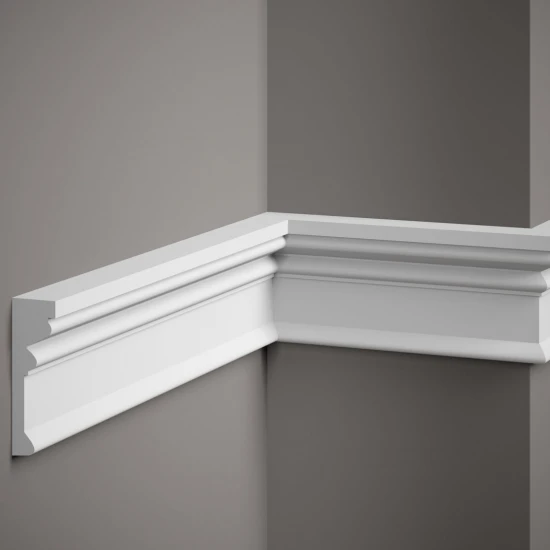 Brau decorativ poliuretan alb MDD305