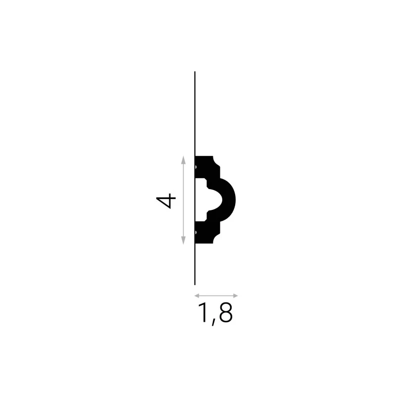 Coltarul brau 15,4 x 15,4 x 4 cm MD002-10