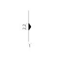 Brau decorativ perete 2,2 x 1 x 200 cm MD003