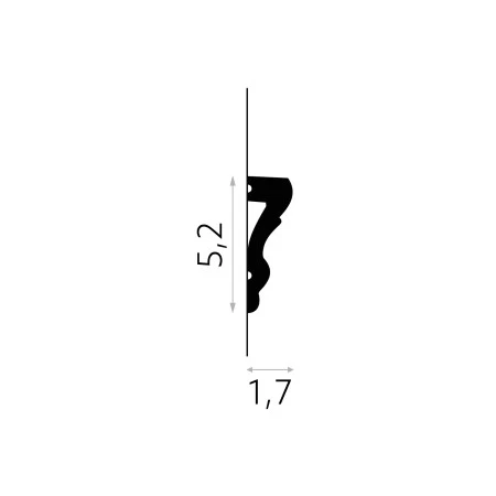 Bagheta flexibila MD314F 5,2 x 1,7 x 200 cm