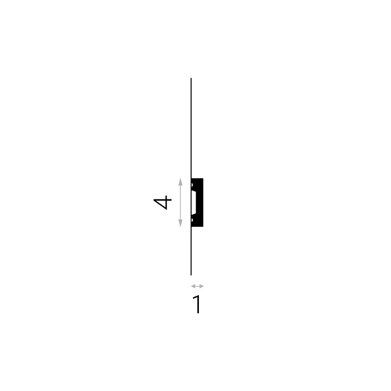 Brau decorativ perete 4 x 1 x 200 cm MD011