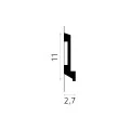 Brau decorativ perete LED 11 x 2,7 x 200 cm MD025