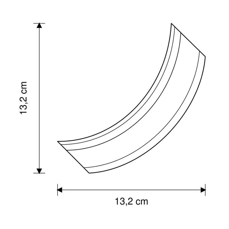 Coltar brau 13,2 x 13,2 x 1,5 cm MD318-10