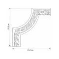 Coltar brau 25,5 x 25,5 x 5,4 cm MDC258-12