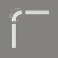 Coltar brau 10 x 10 x 4 cm MD011-10