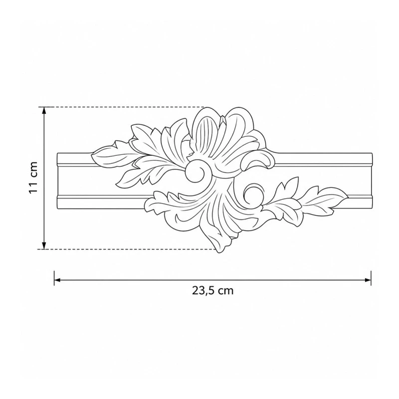 Conector brau 23,5 x 11 x 4,1 cm MDD332-12