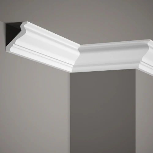 Cornisa MDB185 - design modern, alba, poliuretan