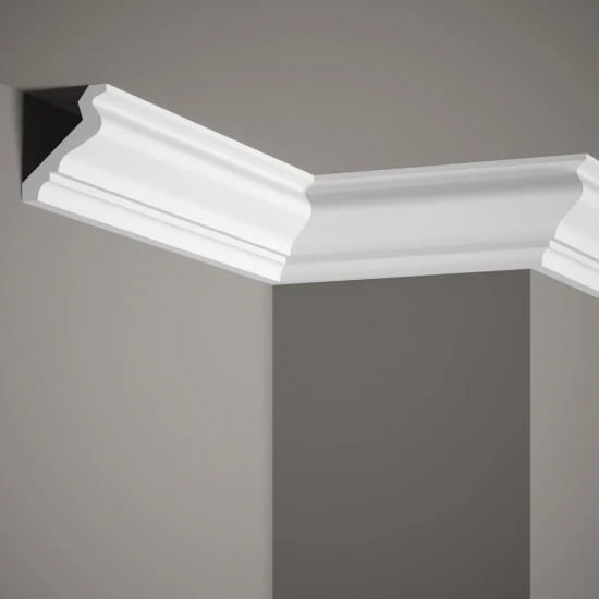Cornisa MDB185 - design modern, alba, poliuretan
