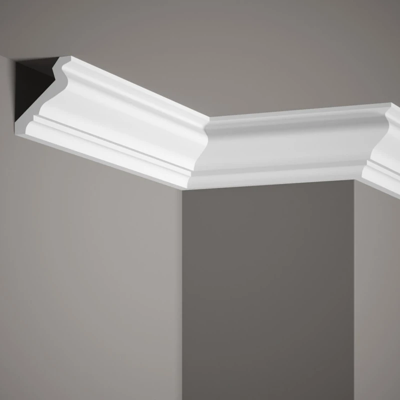 Cornisa MDB185 - design modern, alba, poliuretan