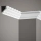 Cornisa MDB185 - design modern, alba, poliuretan